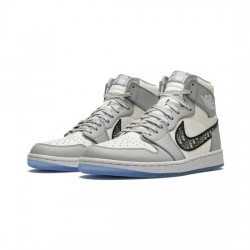 Air Jordan 1 High Outfit Grey White Jordan Sneakers