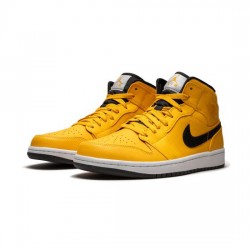 Air Jordan 1 High Outfit Yellow Black Jordan Sneakers