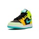 Air Jordan 1 Mid Outfit Gs Aurora Green Optic Yellow Jordan Sneakers