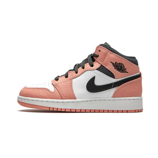 Air Jordan 1 Mid Outfit Pink Quartz Jordan Sneakers