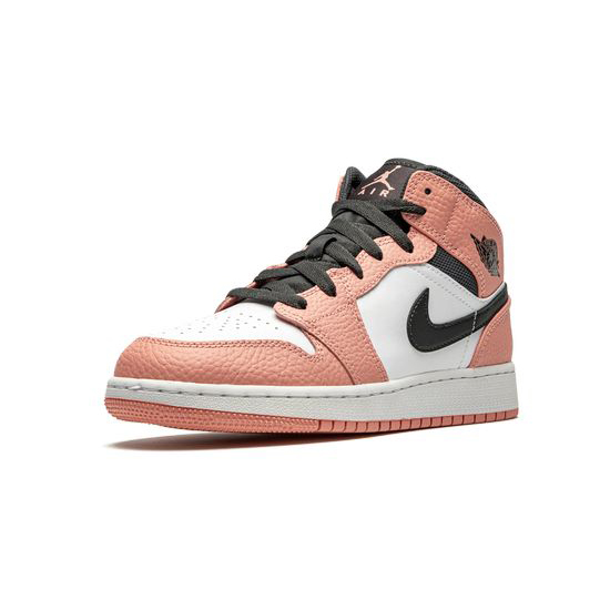 Air Jordan 1 Mid Outfit Pink Quartz Jordan Sneakers