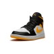 Air Jordan 1 Mid Outfit Red Yellow Swoosh Jordan Sneakers