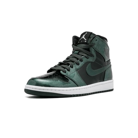 Air Jordan 1 High Outfit Anti Gravity Machines Black Green Men AJ1 Shoes 332550 300