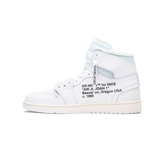 Air Jordan 1 Outfit OG  White White Men Women AJ1 AQ0818 100