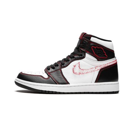 Air Jordan 1 Retro High Outfit Defiant White Retro Red Jordan Sneakers