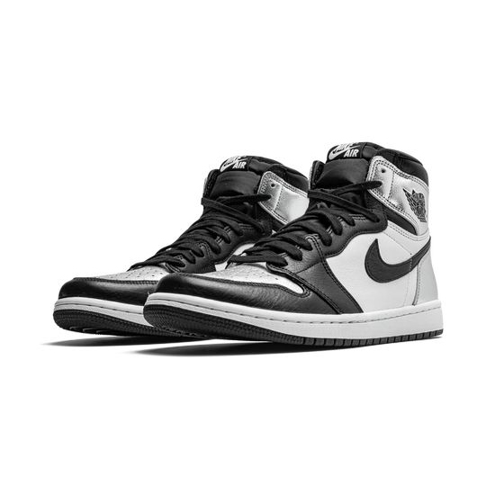 Air Jordan 1 Retro High Outfit Silver Toe Jordan Sneakers