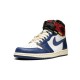 Air Jordan 1 Retro High Outfit Union Los Angeles Blue Toes Jordan Sneakers