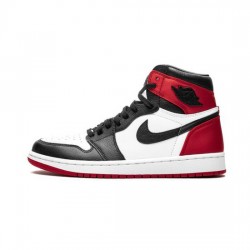 Air Jordan 1 Retro High Outfit Wmns Satin Black Toe Jordan Sneakers