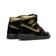 Air Jordan 1 Retro High Outfit Black Metallic Gold Men Women AJ1 Shoes 555088 032