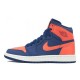 Air Jordan 1 Retro High Outfit Blue Void Orange Blue Women Men AJ1 555088 035