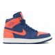 Air Jordan 1 Retro High Outfit Blue Void Orange Blue Women Men AJ1 555088 035