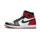 Air Jordan 1 Retro High Outfit OG Black Toe White Red Women Men AJ1 555088 125