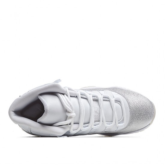 Air Jordan 11 Retro Outfit White Metallic Silver Ar0715 100 Unisex Aj11 Jordan Sneakers