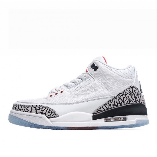 Air Jordan 3 Retro Outfit Free Throw Line White Cement 923096 101 Mens AJ3 Jordan Sneakers