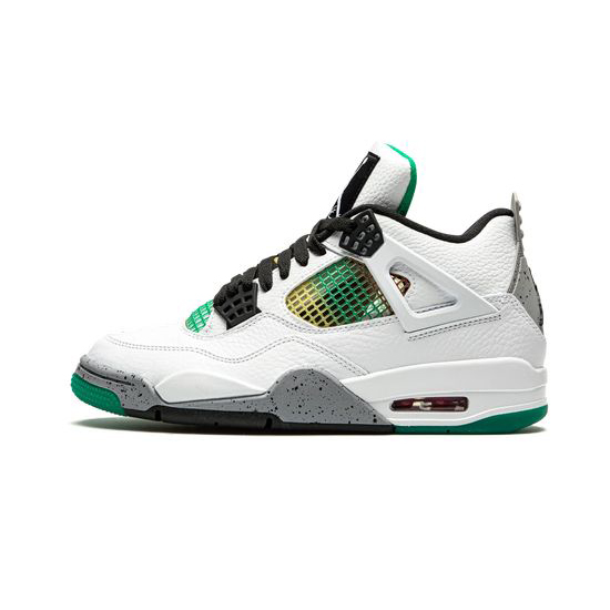 Air Jordan 4 Outfit Do The Right Thing White Black Green Jordan Sneakers