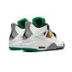 Air Jordan 4 Outfit Do The Right Thing White Black Green Jordan Sneakers