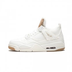 Air Jordan 4 Outfit X Levis White Jordan Sneakers