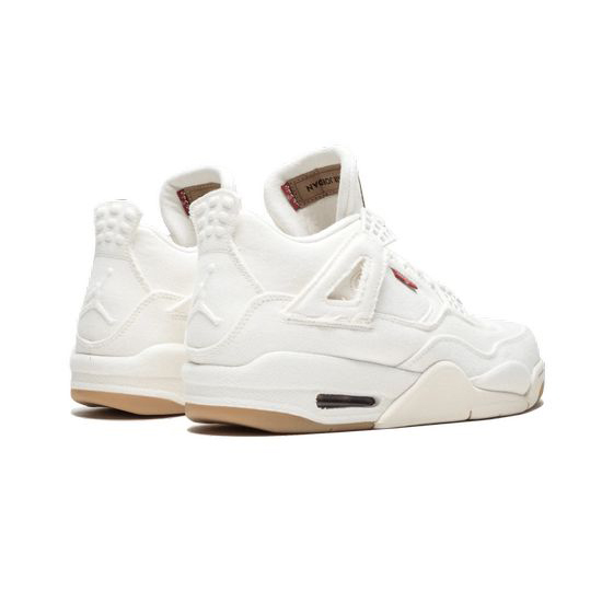 Air Jordan 4 Outfit X Levis White Jordan Sneakers