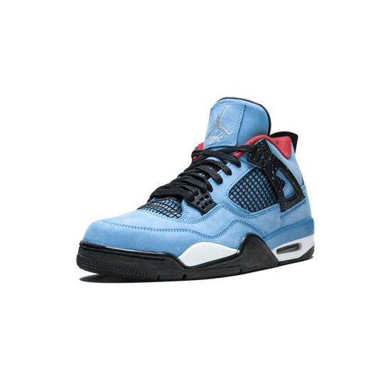 Travis Scott X Jordan 4 Outfit Blue Black Jordan Sneakers