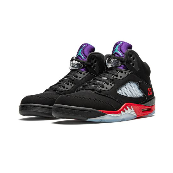 Air Jordan 5 Outfit Grape Fire Red Jordan Sneakers