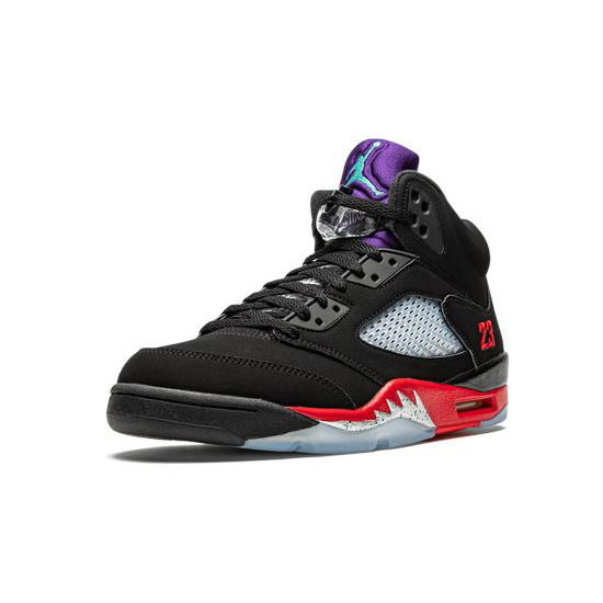 Air Jordan 5 Outfit Grape Fire Red Jordan Sneakers