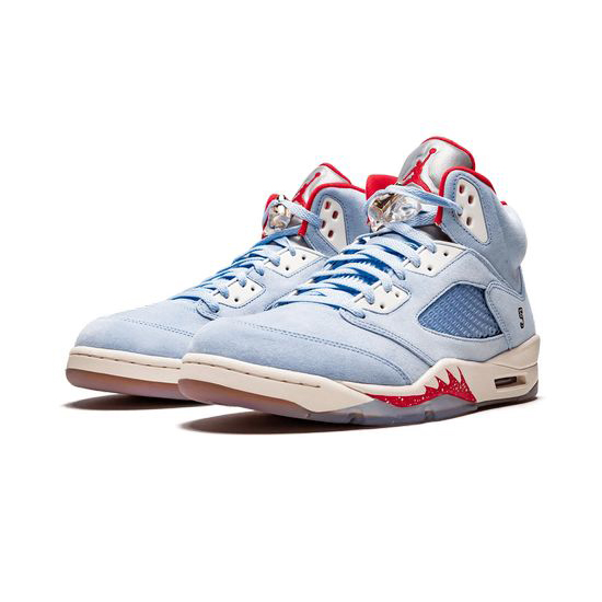 Trophy Room X Air Jordan 5 Retro Outfit Ice Blue Jordan Sneakers