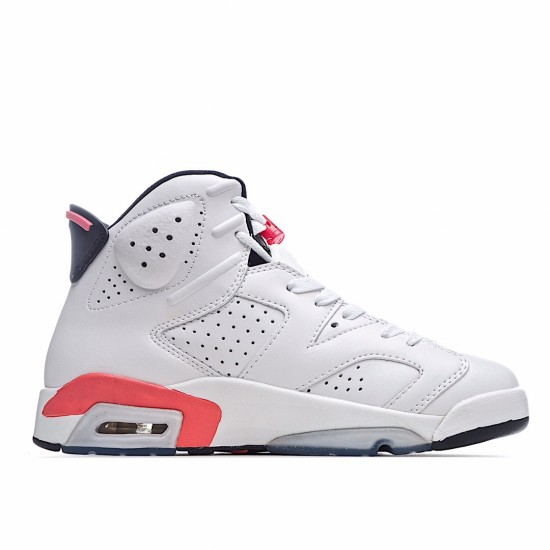 Air Jordan 6 Retro Outfit Infrared White 384664 123 Unisex AJ6 Jordan Sneakers