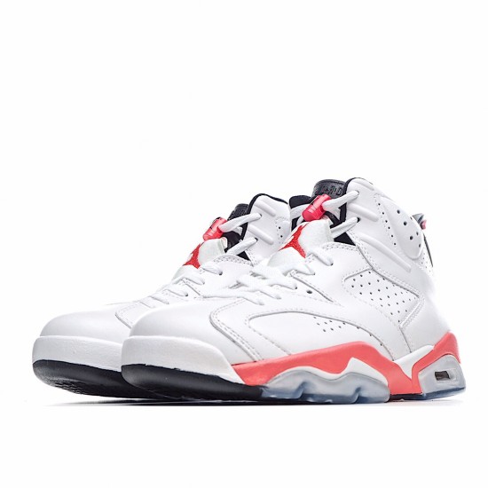 Air Jordan 6 Retro Outfit Infrared White 384664 123 Unisex AJ6 Jordan Sneakers