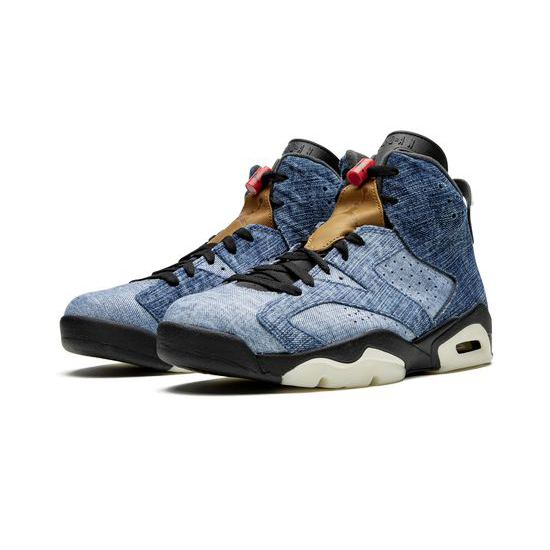 Air Jordan 6 Outfit Washed Denim Jordan Sneakers