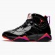 Wmns/Men Air Jordan 7 Retro Black Patent 313358-006 AJ7 Shoes