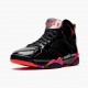 Wmns/Men Air Jordan 7 Retro Black Patent 313358-006 AJ7 Shoes