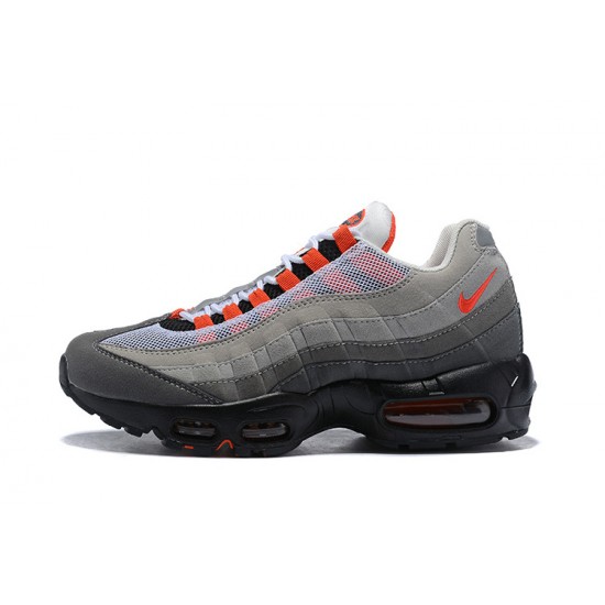 Air Max 95 OG Men Sports Shoes Grey Red AT2865-100