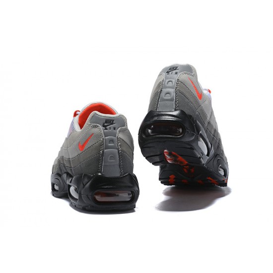 Air Max 95 OG Men Sports Shoes Grey Red AT2865-100