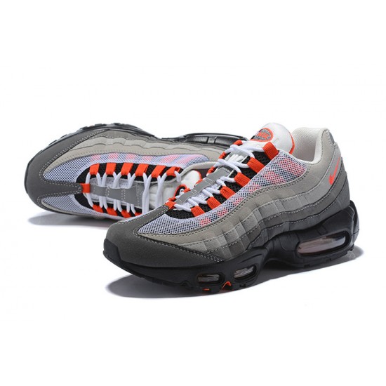 Air Max 95 OG Men Sports Shoes Grey Red AT2865-100