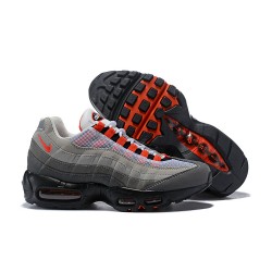 Air Max 95 OG Men Sports Shoes Grey Red AT2865-100