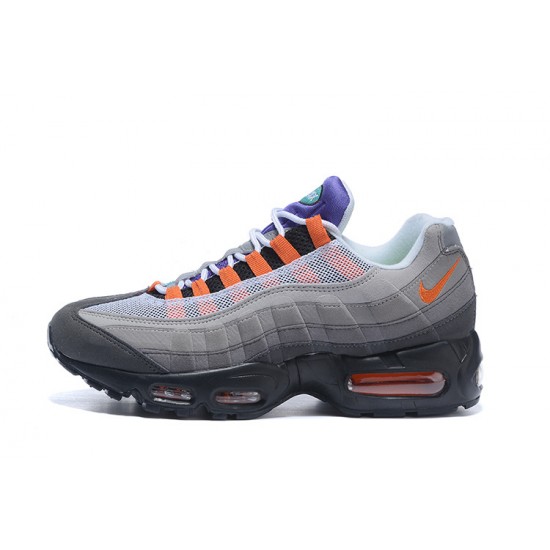 Air Max 95 OG QS Women/Men Sports Shoes Blacksafety Orangevolt 810374-078