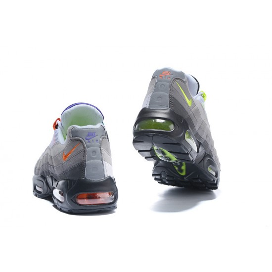 Air Max 95 OG QS Women/Men Sports Shoes Blacksafety Orangevolt 810374-078
