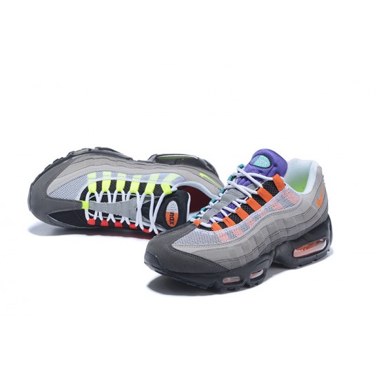 Air Max 95 OG QS Women/Men Sports Shoes Blacksafety Orangevolt 810374-078