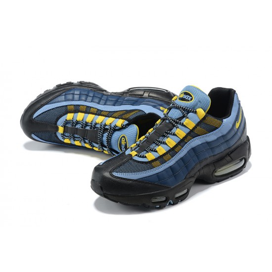 Air Max 95 TT Men Sports Shoes Blue Yellow 