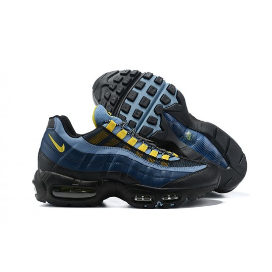 Air Max 95 TT Men Sports Shoes Blue Yellow 