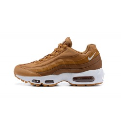 Air Max 95 TT Men Sports Shoes Brown and White 