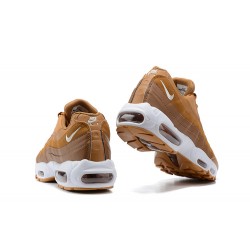 Air Max 95 TT Men Sports Shoes Brown and White 