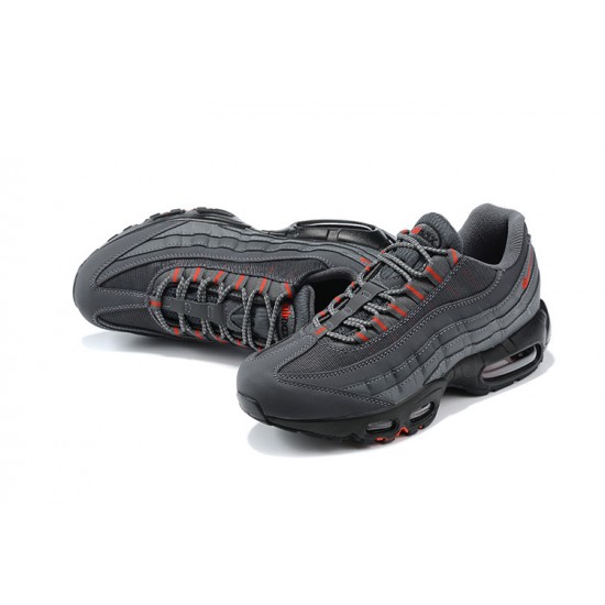 Air Max 95 TT Men Sports Shoes Grey Red and Black