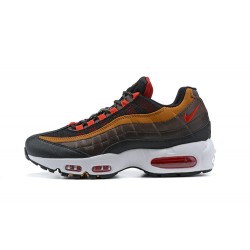 Air Max 95 TT Men Sports Shoes Grey Red and Brown 