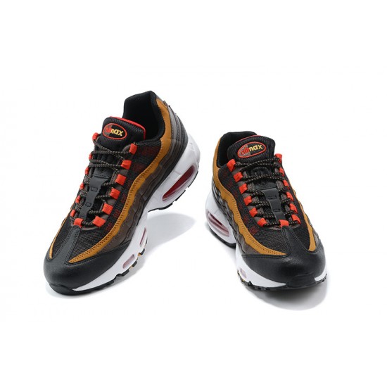 Air Max 95 TT Men Sports Shoes Grey Red and Brown 