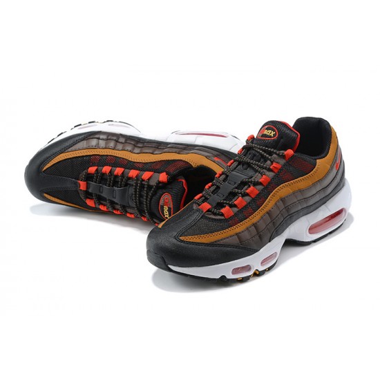 Air Max 95 TT Men Sports Shoes Grey Red and Brown 
