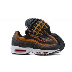 Air Max 95 TT Men Sports Shoes Grey Red and Brown 