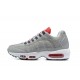 Air Max 95 TT Men Sports Shoes Grey White and Red 