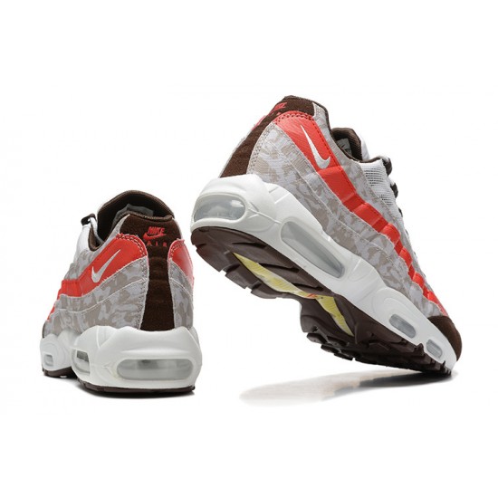 Air Max 95 TT Men Sports Shoes Social FC Grey Red DQ9016-001