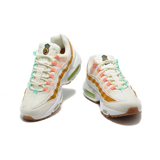 Air Max 95 TT Men Sports Shoes White  Green Brown CZ0154-100 